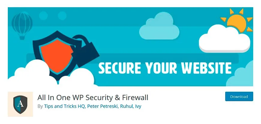 Como Criar Um Site WordPress – Guia Passo a Passo Para Iniciantes 39 All In One WP Security and Firewall plugin WordPress