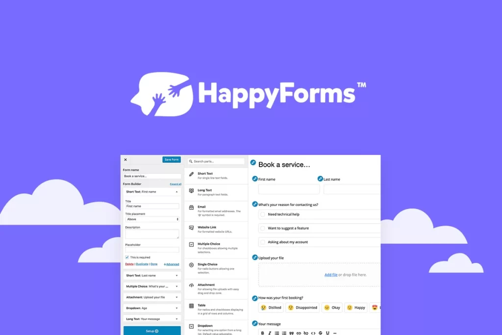 Happyforms: O construtor de formulários mais fácil para WordPress