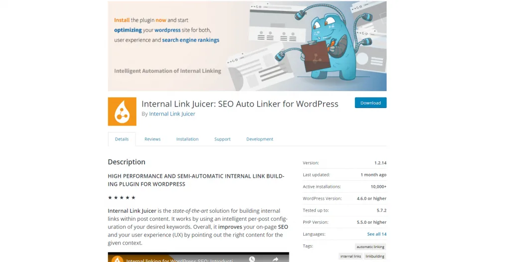 5 Best WordPress Internal Linking Plugin To Improve URL Rating for SEO 6 #5. Internal Link Juicer: