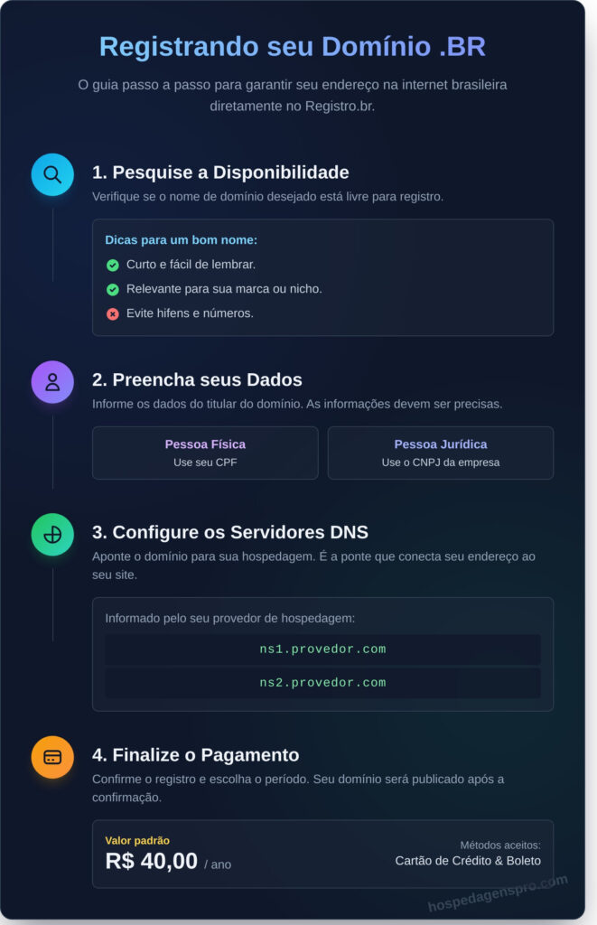 Registrando seu Domínio .BR